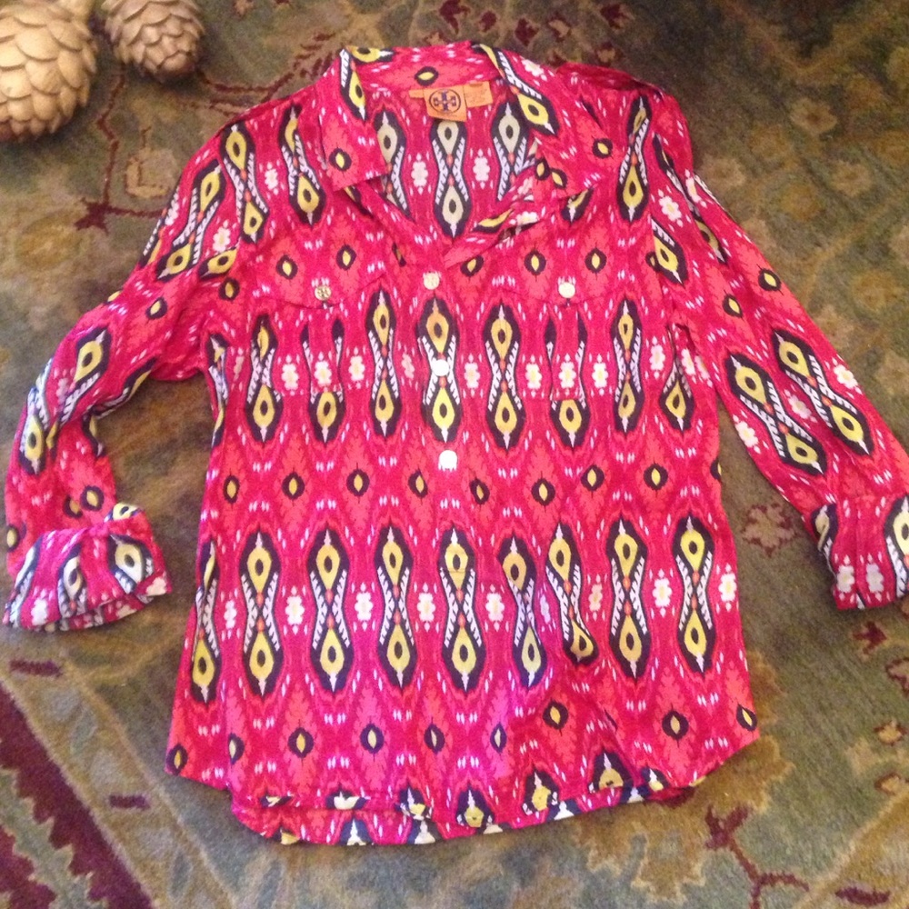 Tory Burch Boho Print Blouse